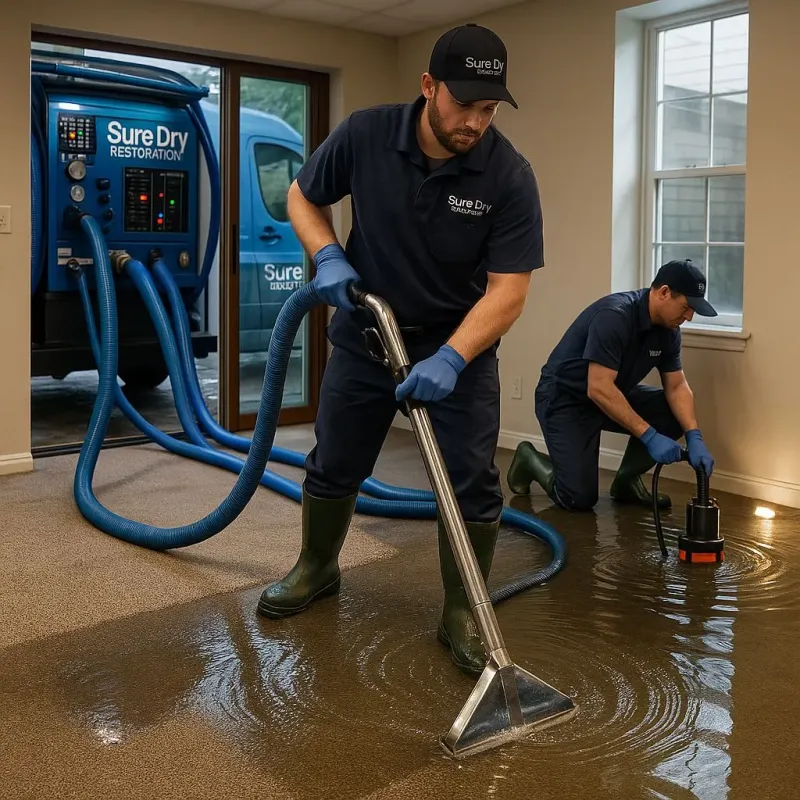 Water Extraction and Removal process in Clinton, IN
